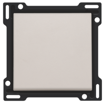 Niko centraalplaat voor enkelvoudige schakelaar of drukknop - Original Light Grey (102-61105)