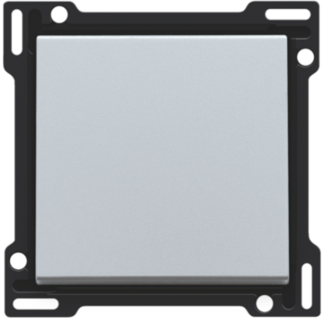 Niko centraalplaat voor enkelvoudige schakelaar of drukknop - Intense Sterling (121-61105)