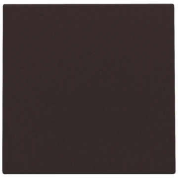 Niko spuitwaterdichte blindplaat dark brown coated (124-76901)