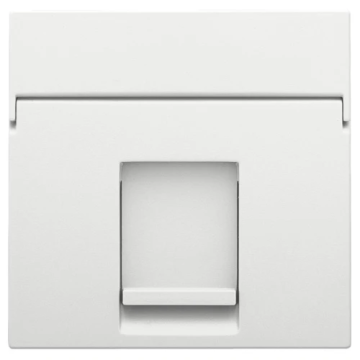 Niko centraalplaat data 1x RJ45 white coated (154-65100)