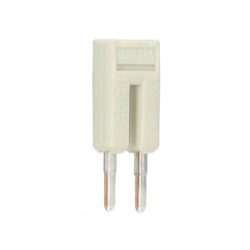 Wago kambrug 2-voudig 25A rastermaat 5,2 mm grijs (2002-402)