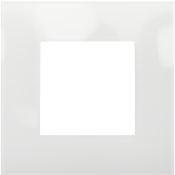 Niko afdekplaat stopcontact 1-voudig - Pure Liquid Snow White (241-76100)