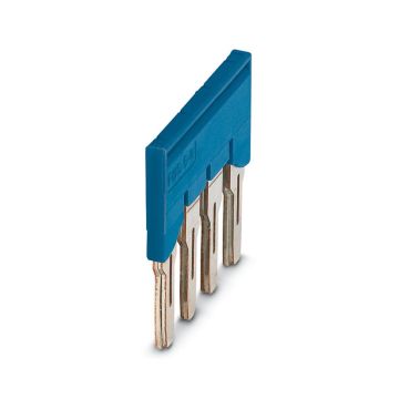 Phoenix Contact doorverbindingsbrug voor rijgklem 4-polig 8,2 mm - blauw per 10 stuks (FBS 4-8 BU) per 10 stuks