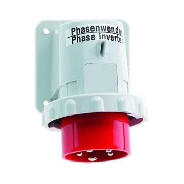 BALS CEE toestelcontactdoos 5-polig 230V 9H 16A IP67 fasewisselaar ( 26009)