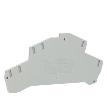 Phoenix Contact rijgklem afsluitplaat - grijs 50stuks (D-PTTBS 2,5-TWIN) per 50 stuks