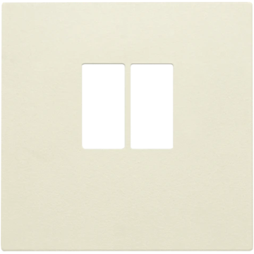Niko centraalplaat voor enkelvoudige luidsprekeraansluiting - Original Cream (100-69801)