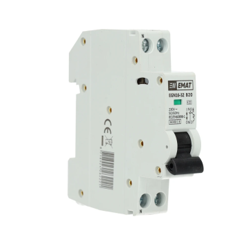 EMAT automaat 1-polig+nul 20A B-curve (85001006)