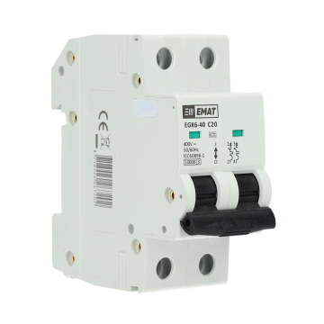 EMAT automaat 2-polig 20A C-curve (85001017)