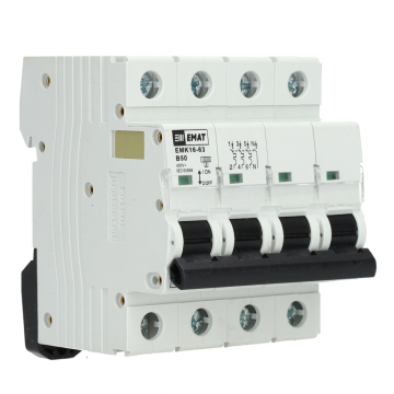 EMAT automaat 3-polig+nul 50A B-curve (85004014)