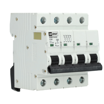 EMAT automaat 3-polig+nul 50A C-curve (85004015)