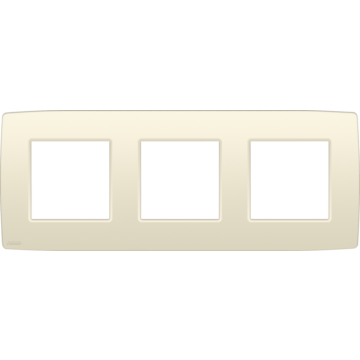 Niko afdekplaat 3 horizontaal/verticaal - 71mm centerafstand - Original Cream (100-76700)