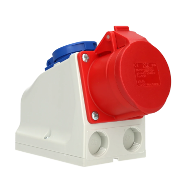 Kopp CEE combi-stopcontact 5-polig 400V 6h 16A IP44 (100400005)