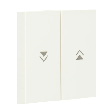 Kopp HK07 bedieningswip met pijlen opdruk 2-voudig wit