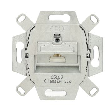 Universele wandcontactdoos inbouw basiselement UTP 1-voudig Cat5e en Cat6 