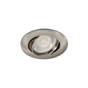 Kanlux inbouwspot G5.3 kantelbaar zaagmaat Ø75mm RVS (2783)