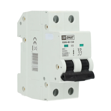 EMAT automaat 2-polig 10A C-curve (85001013)