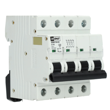 EMAT automaat 3-polig+nul 10A C-curve (85004003)