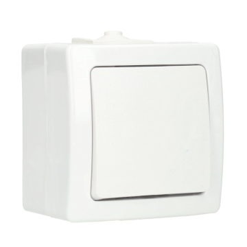 Kopp NAUTIC wisselschakelaar IP44 wit (565602002)