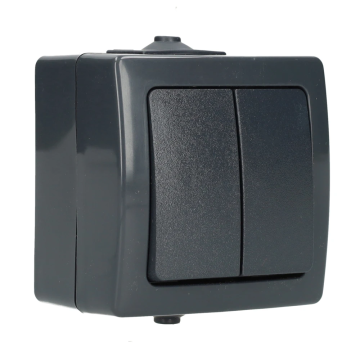 Kopp Kopp NAUTIC serieschakelaar IP44 - antraciet (565515009)