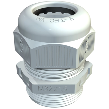 OBO wartel M40 met trekontslasting IP68 - lichtgrijs (V-TEC M40 LGR)