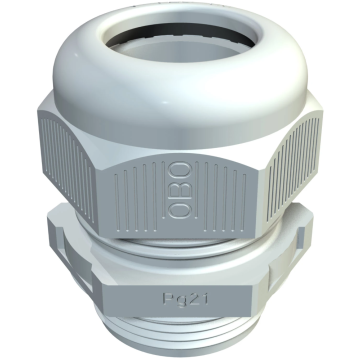 OBO wartel PG7 met trekontlasting doorlaat 2.5-6.5mm - zilvergrijs (106 PG21)