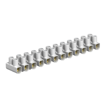 OBO lusterklem 6-polig  6,0mm2 - wit (74 CE WS/EKL 1 S)