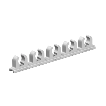 OBO klemzadelstrook 5 voudig 16-19 mm wit - per 25 stuks (2036 19 NL CW)
