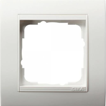 Gira afdekplaat brede uitvoering 1-voudig - standaard 55 zuiver wit mat (021102)