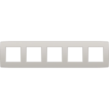Niko afdekplaat 5 horizontaal/verticaal - 71mm centerafstand - Original Light Grey (102-76005)