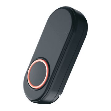 KLIKAANKLIKUIT draadloze drukknop voor deurbellen - ACDB-8000A zwart (70276)