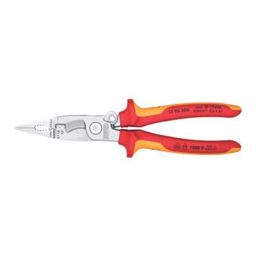KNIPEX multifunctionele 6 in 1 combinatietang elektro 200mm met vergrendelingshendel (1396200SB)
