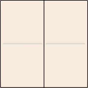 Niko afwerkingsset voor draadloze dimschakelaar kinetic (zowel EnOcean/Bluetooth/KNX) - Original Cream (100-00060)