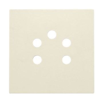 Niko centraalplaat voor 5-polige telefooncontactdoos - Original Cream (100-69001)