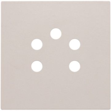 Niko centraalplaat voor 5-polige telefooncontactdoos - Original Light Grey (102-69001)