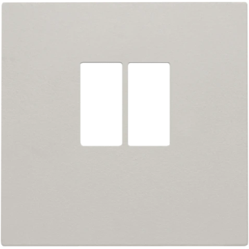 Niko centraalplaat voor enkelvoudige luidsprekeraansluiting - Original Light Grey (102-69801)