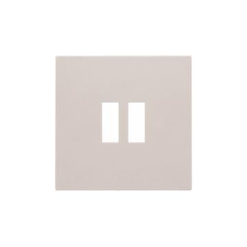 Niko centraalplaat voor dubbele USB-A-lader - Original Light Grey (102-68001)