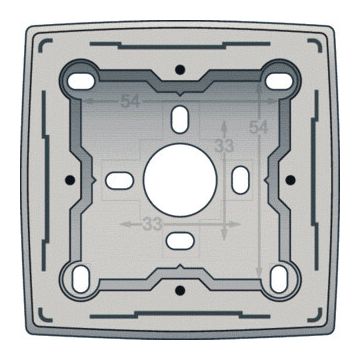 Niko enkele opbouwdoos voor alle inbouwapparaten uit de Original-reeks - Original Light Grey (102-77100)