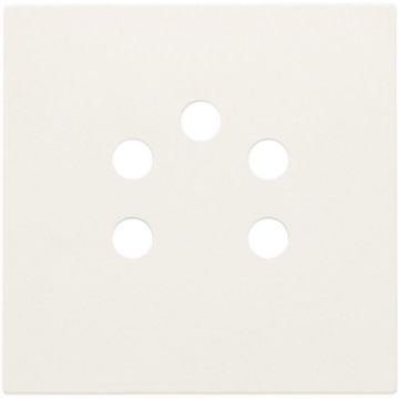 Niko centraalplaat voor 5-polige telefooncontactdoos - Original White (101-69001)