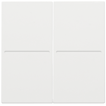 Niko afwerkingsset voor draadloze dimschakelaar kinetic (zowel EnOcean/Bluetooth/KNX) - Pure Steel White (154-00060)