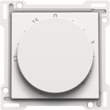 Niko draaiknop en centraalplaat voor tijdschakelaar instelbaar tot 15 min - Pure Steel White (154-64806)