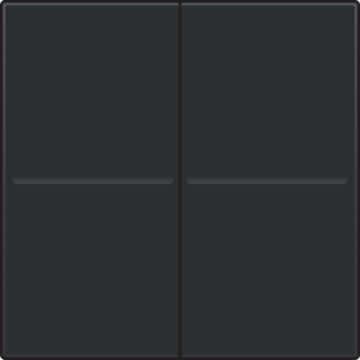 Niko afwerkingsset voor draadloze dimschakelaar kinetic (zowel EnOcean/Bluetooth/KNX) - Pure Bakelite Piano Black (200-00060)