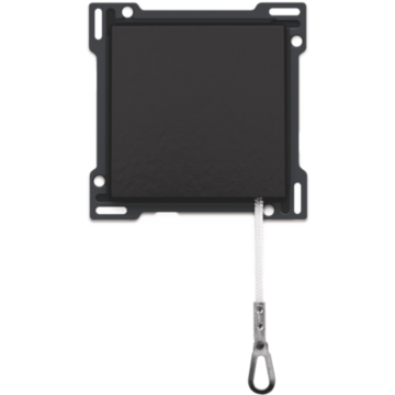 Niko centraalplaat voor trekschakelaar - Pure Bakelite Piano Black (200-63606)