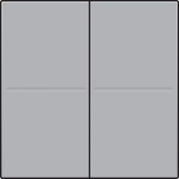 Niko centraalplaat voor draadloze dimschakelaar kinetic (zowel EnOcean/Bluetooth/KNX) - Intense Sterling (121-00060)