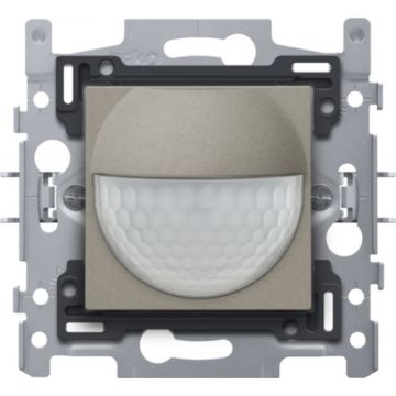 Niko wandbewegingsmelder 180° inbouwhoogte 1,2m 230V bereik 9m met klauwbevestiging - Intense Bronze (123-78010)