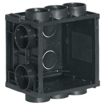 Helia koppelbare inbouwdoos 50mm voor bevestiging met klauwen 60x60x50mm (75)