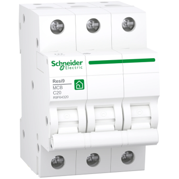 Schneider Electric automaat 3-polig 20A C-curve (R9F64320)