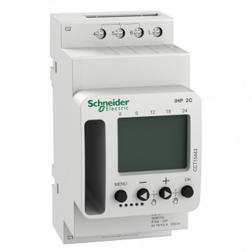 Schneider Electric tijdschakelaar programmeerbaar IHP 2 kanalen (CCT15443)