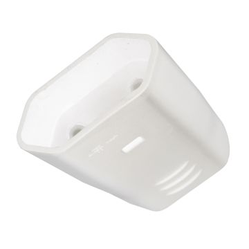 Kopp contrastekker Euro kunststof 2,5A 2-pack - wit