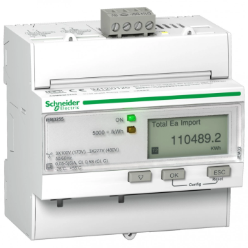 Schneider Electric energieteller driefasig multi MID 1/5A ModBus (A9MEM3255)