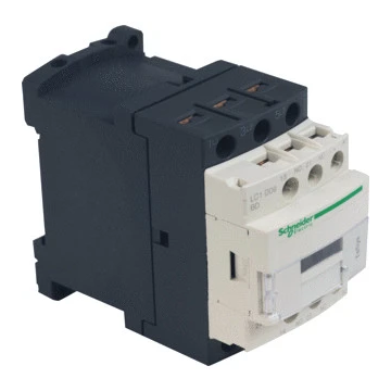 Schneider Electric contactor 9A AC3 3-polig 1NO+ 1NC 24VDC TeSys D (LC1D09BD)